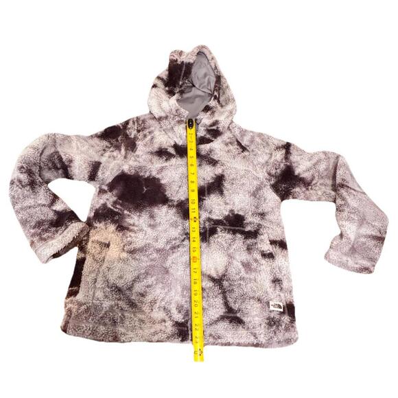 The North Face Womens Purple Full Zip Hoodie Fuzzy Hooded Jacket - Picture 5 of 8